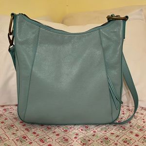 Fossil Sky Blue Sholder/Crossbody Bag